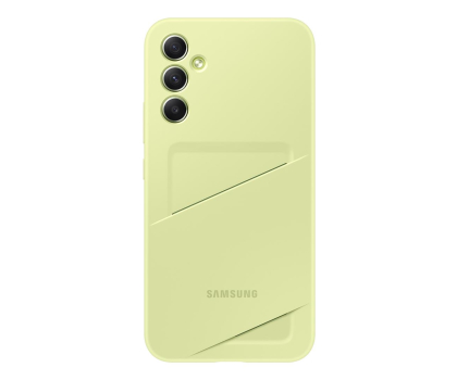 Etui do telefonów SAMSUNG Card Slot Case do Galaxy A34 Zielone